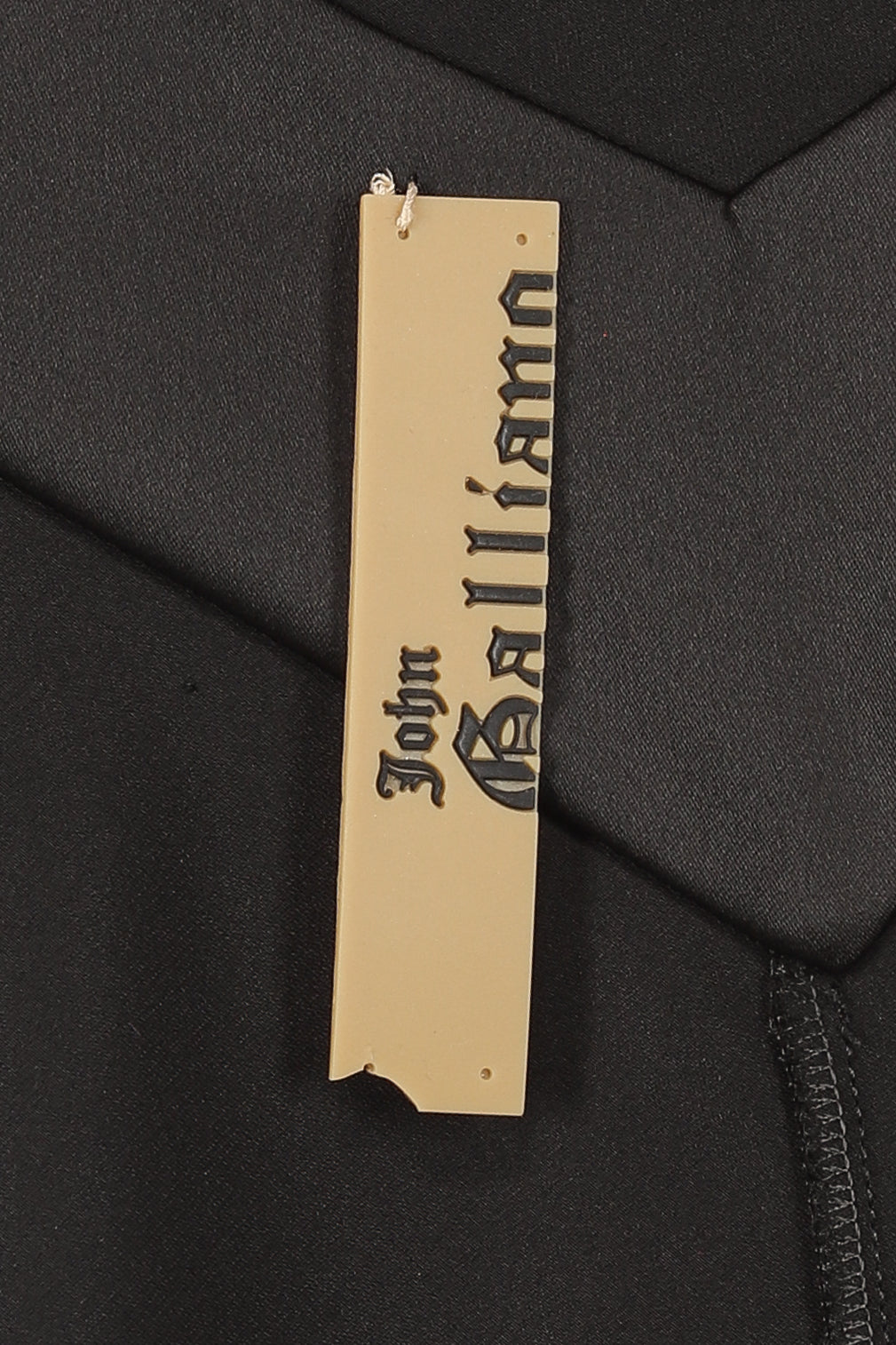 John Galliano 2000s Silk Black Dress