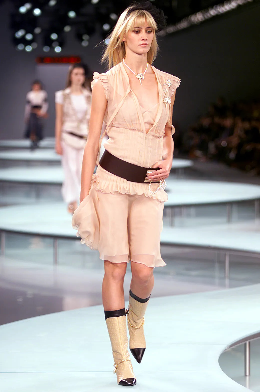 Chanel Spring 2002 Navy Mini Dress Set