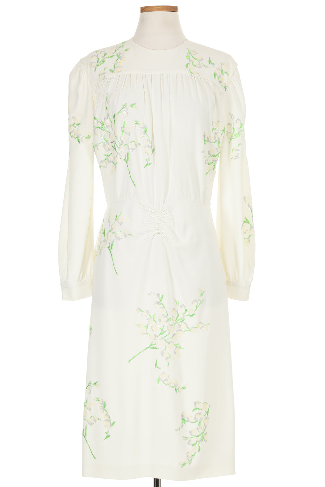 Miu Miu Fall 2011 Sleeve Dress with Floral Detail – Vintage Grace