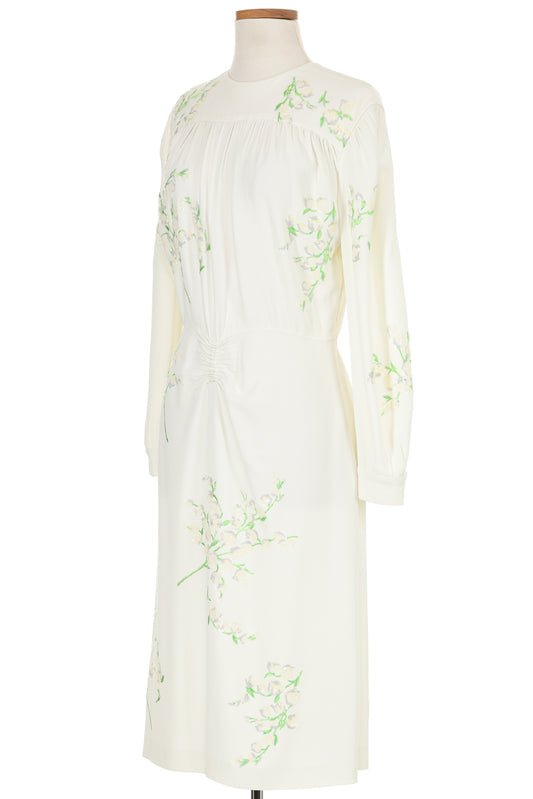 Miu Miu Fall 2011 Sleeve Dress with Floral Detail