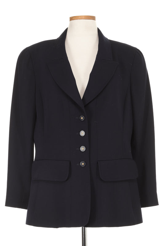 Chanel Spring 1997 Navy Jacket