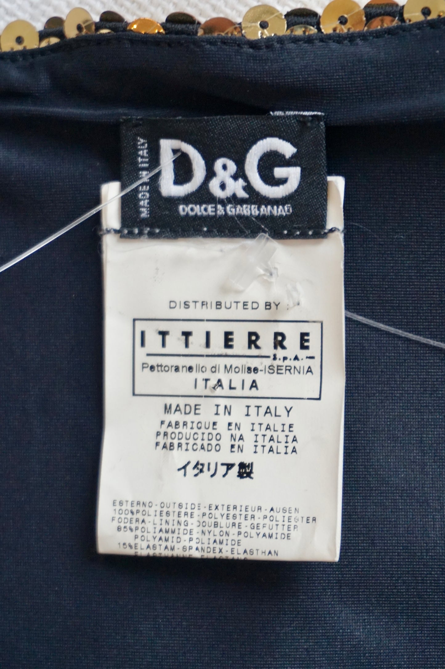 Vintage Dolce & Gabbana Sequin Corset