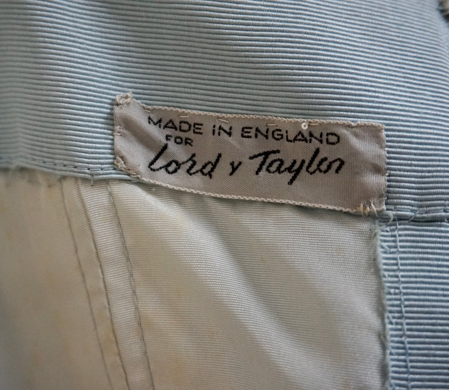 Julian Rose 1950s Blue Beaded Gown