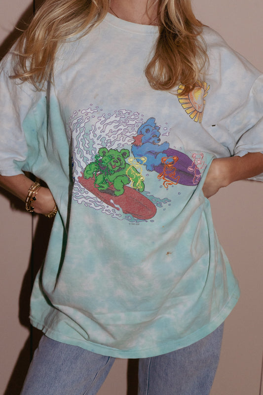 1998 Grateful Dead Surfing Bear Tee