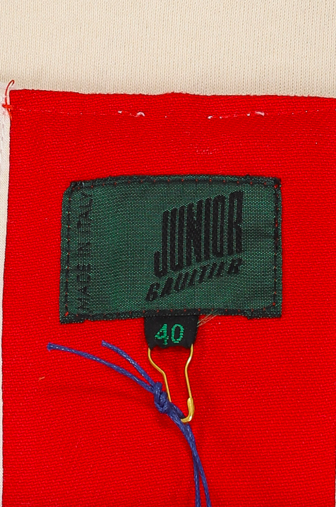 Junior Gaultier Red 3 Piece Set with White Laces