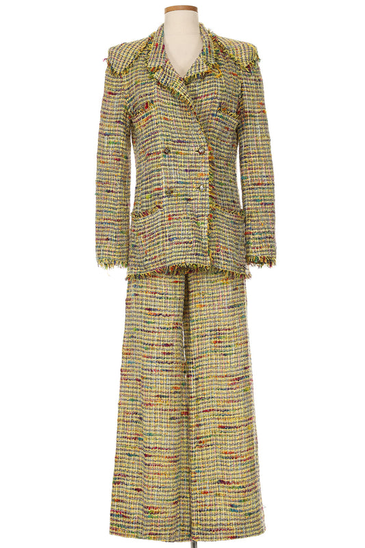 Chanel Spring 1998 Tweed Pant Suit