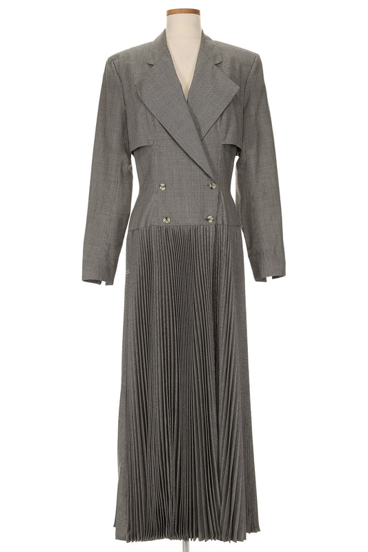Alaïa Fall 1987 Pleated Coat