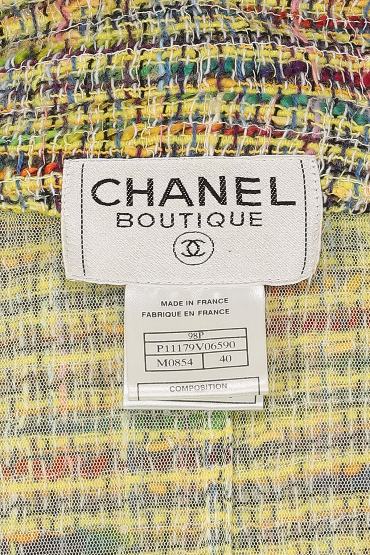 Chanel Spring 1998 Tweed Pant Suit