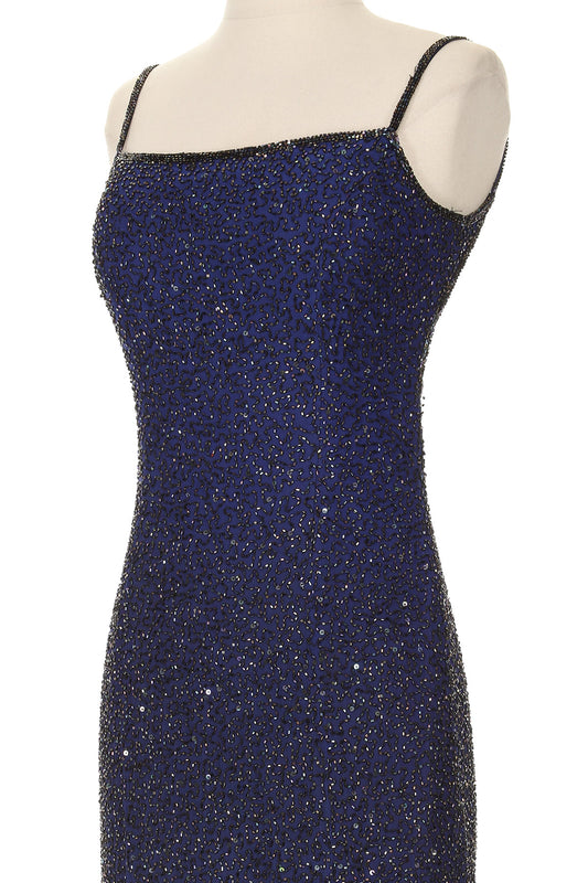 Lillie Rubin Ombre Sequin Midi Dress