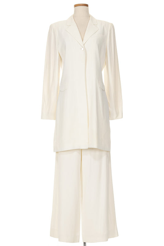 Vintage David Rodriguez White Pantsuit