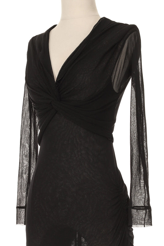 Jean Paul Gaultier Mesh Midi Dress