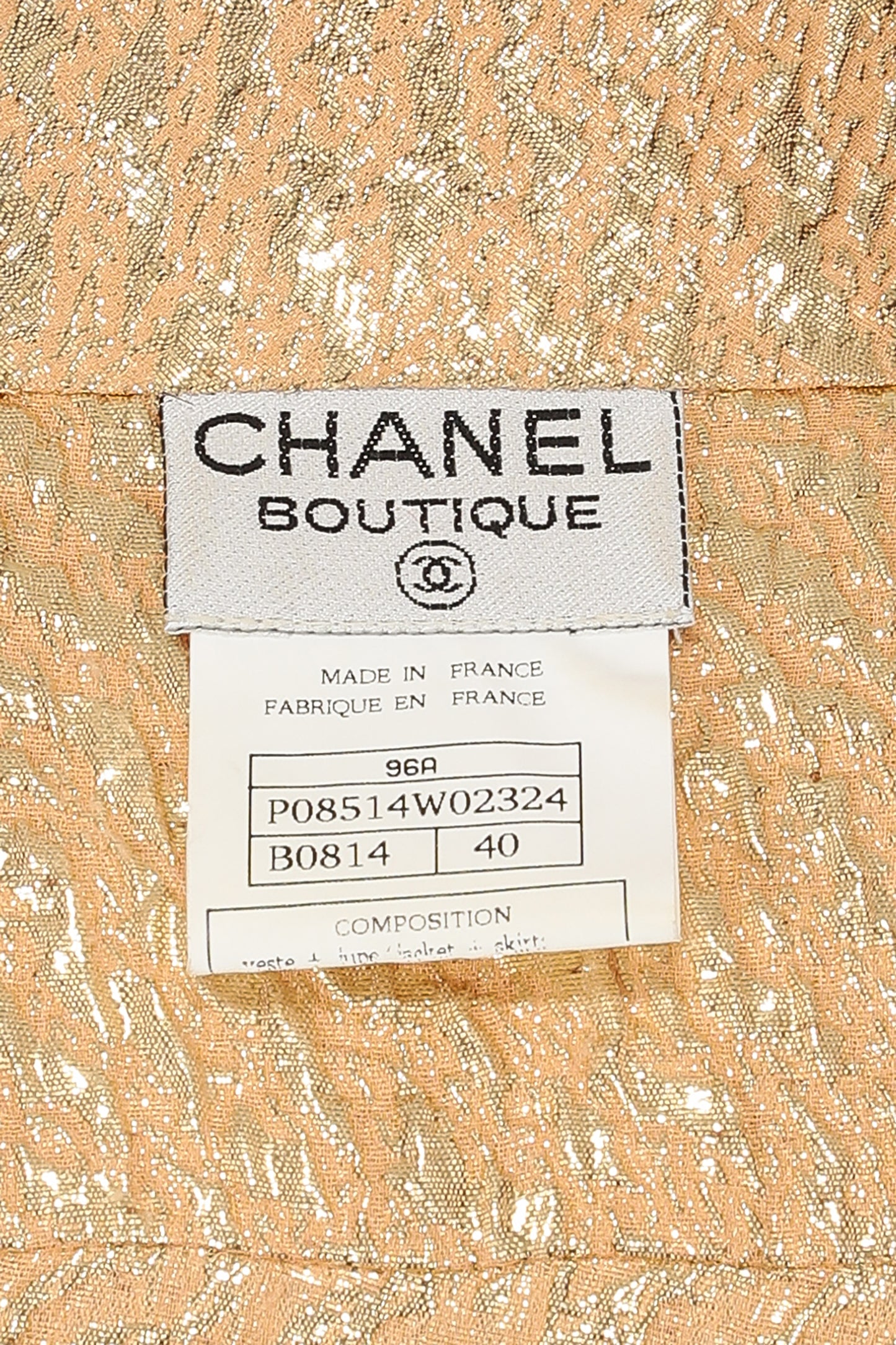 Chanel Fall 1996 Sleeveless Button Up Shirt
