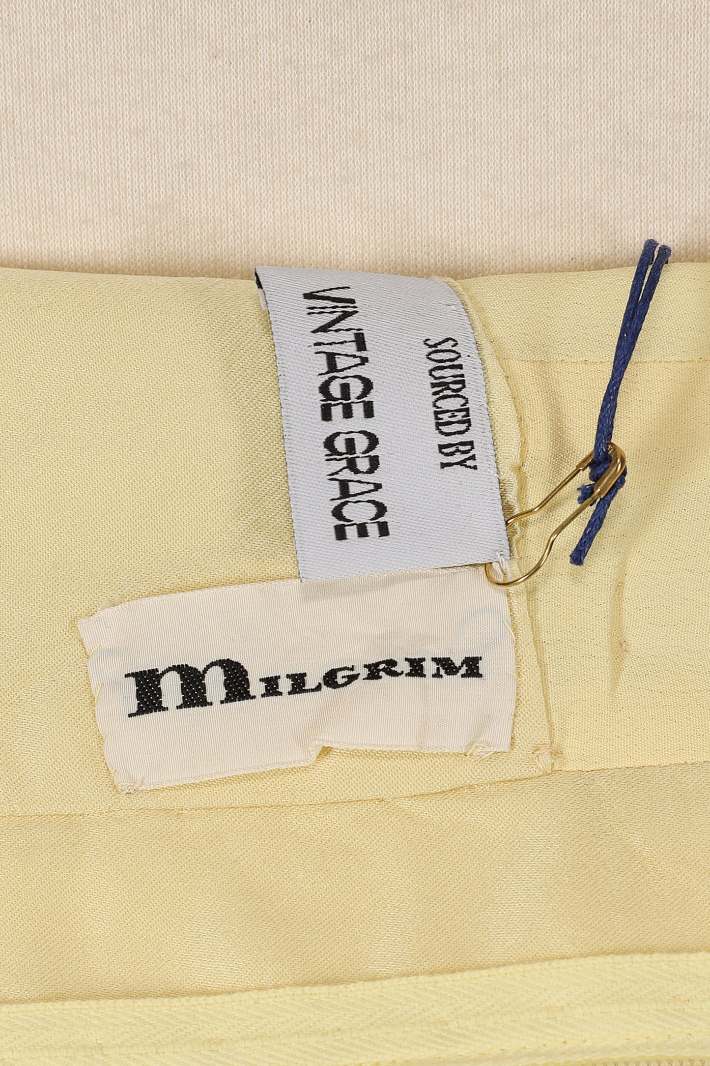 Sally Milgrim 1970's Yellow Mini Dress