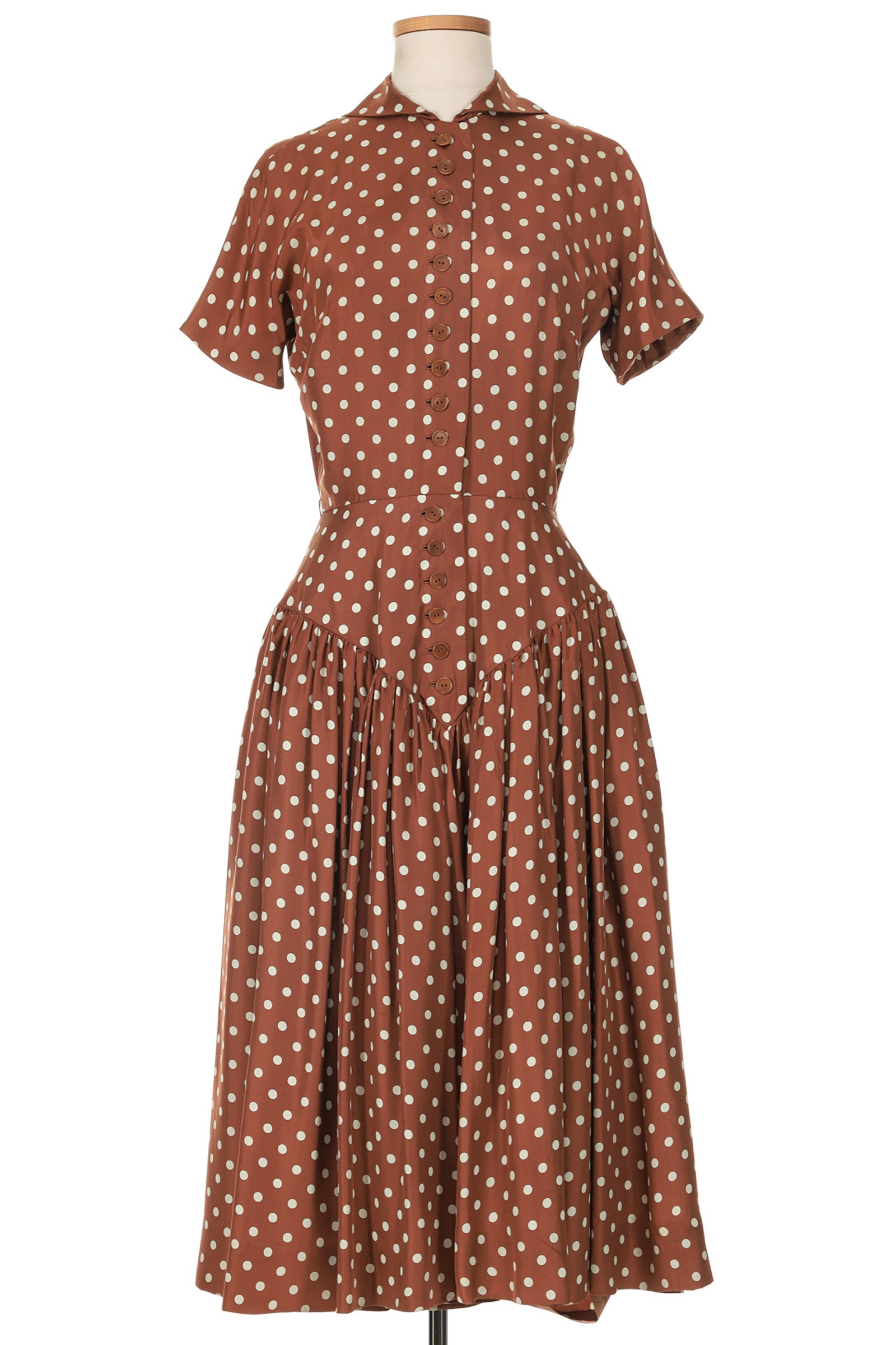 I.Magnin & Co. Polka Dot Dress – Vintage Grace