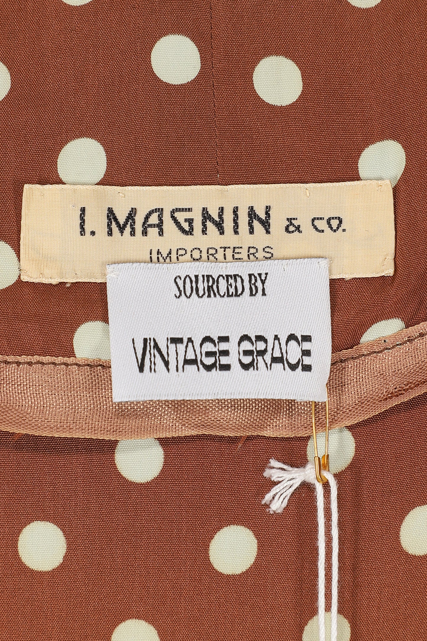 I.Magnin & Co. Polka Dot Dress