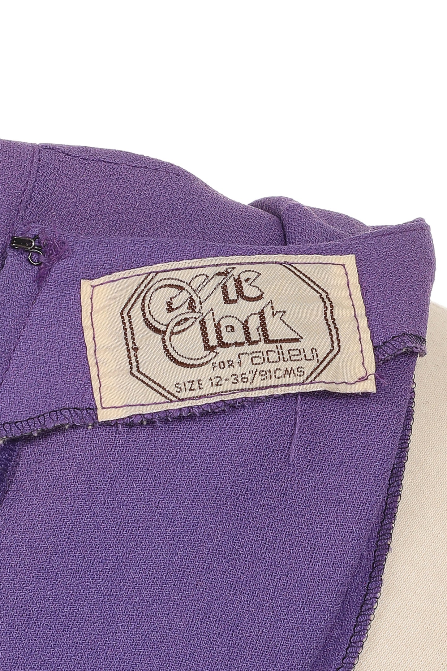 Ossie Clark for Radley 1970's Purple Dress