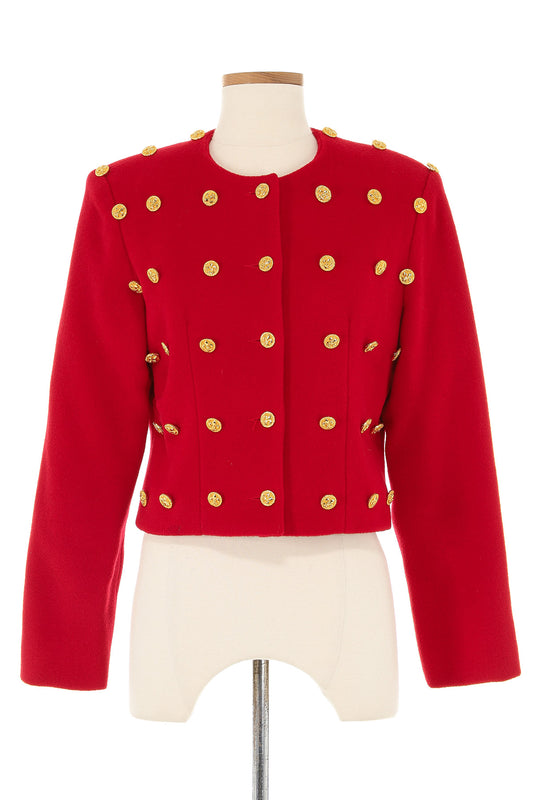 Patrick Kelly Fall 1986 Jacket with Gold Buttons