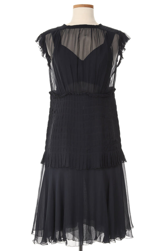 Chanel Spring 2002 Navy Mini Dress Set