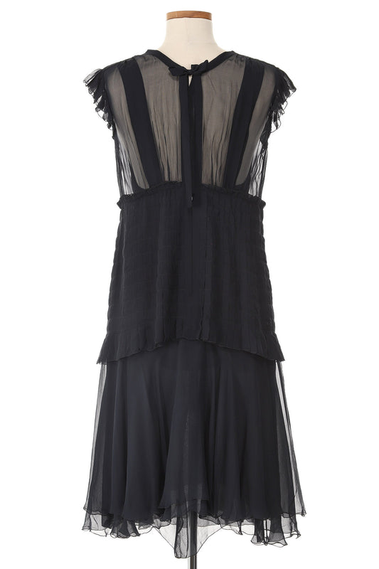 Chanel Spring 2002 Navy Mini Dress Set