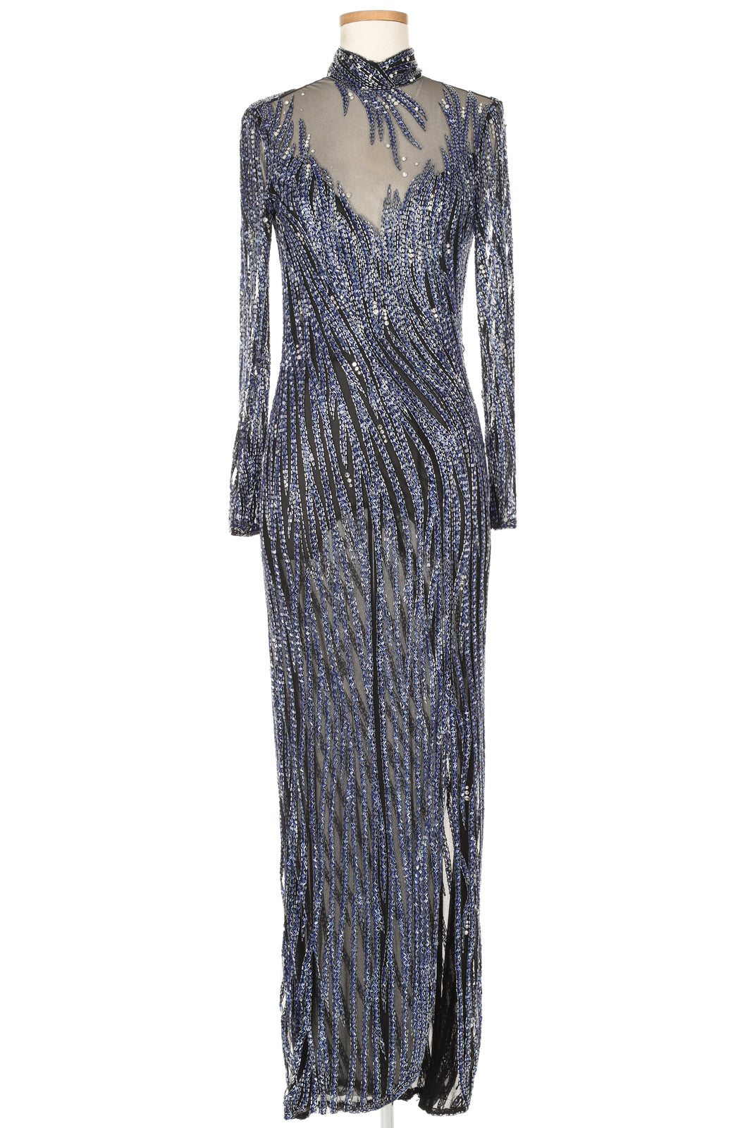 vintage bob mackie dresses Bob Mackie Fall 1987 Beaded Gown