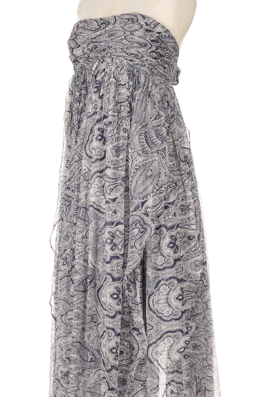 Alexander McQueen Bohemian Silk Chiffon Gown