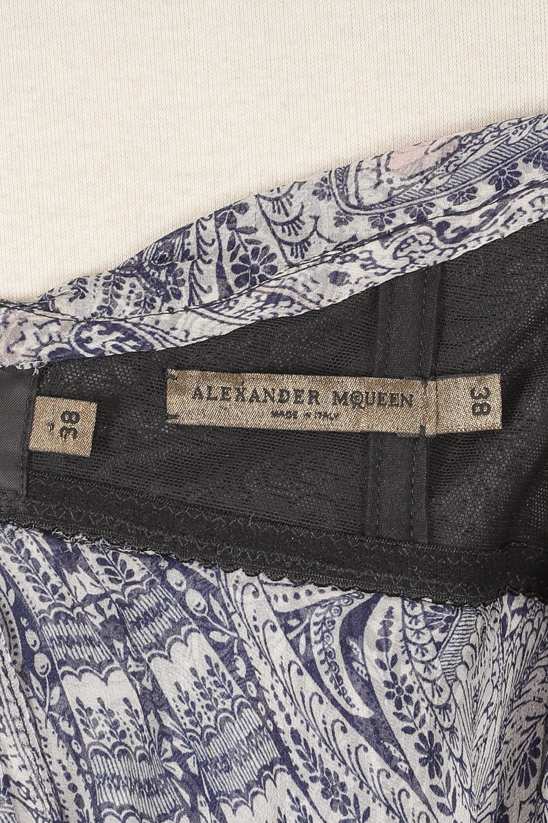 Alexander McQueen Bohemian Silk Chiffon Gown