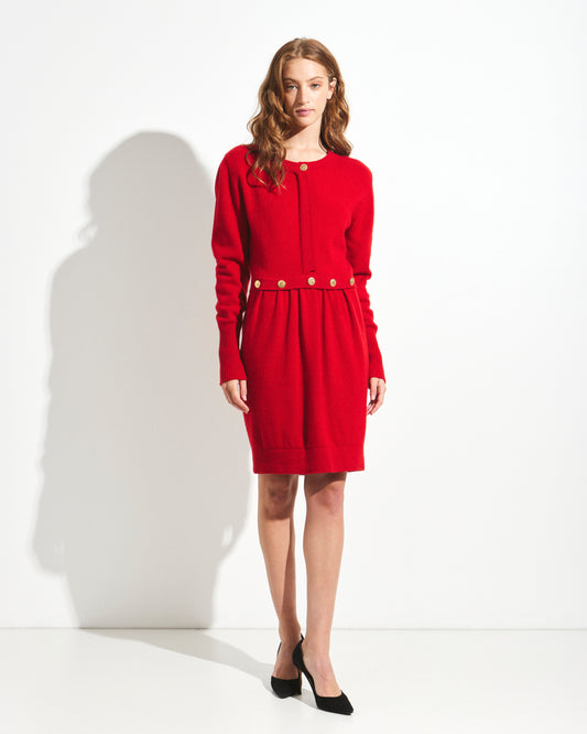 Chanel 1980's Sweater Dress