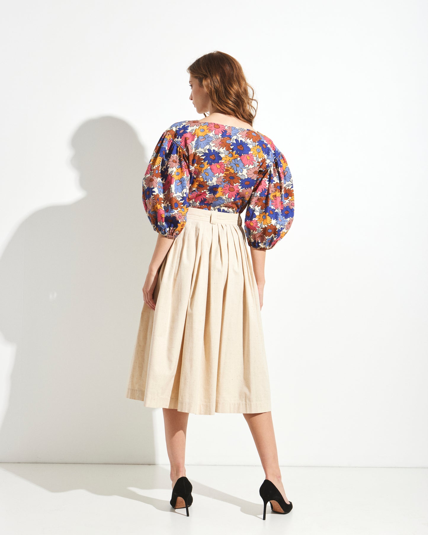 YSL Rive Gauche 70s Poppy Floral Ensemble