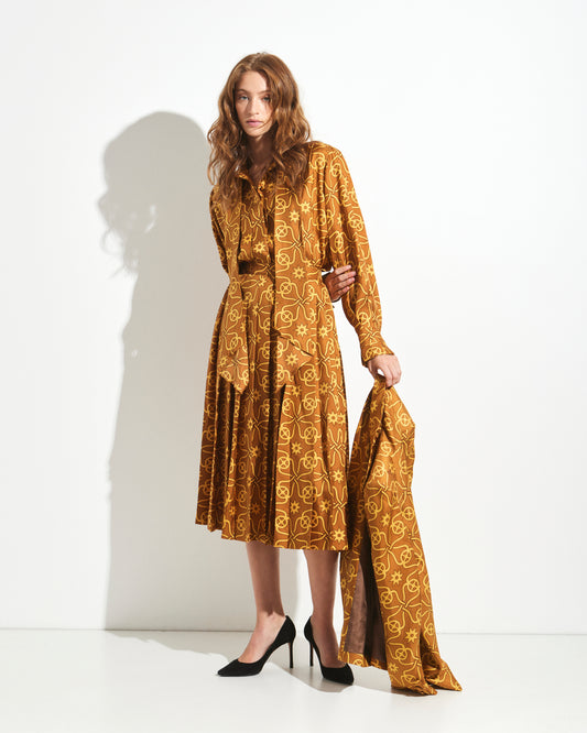 Hermès 1970s Silk 3 Piece Suit