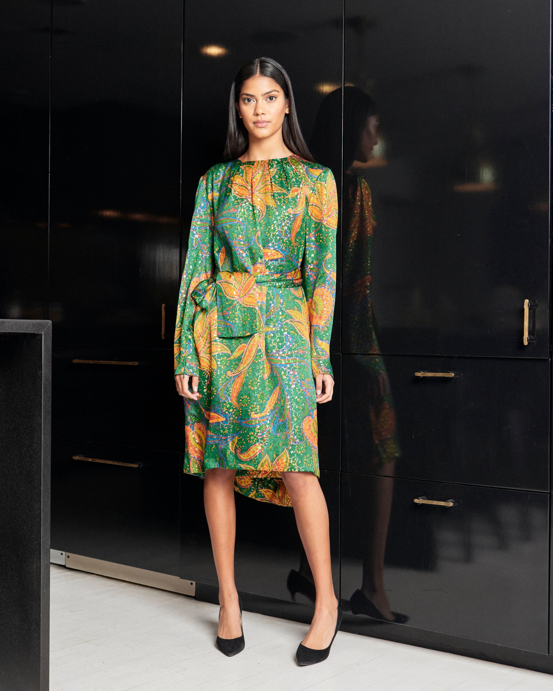Givenchy 1980s Paisley Dress Givenchy 1980s Paisley Dress