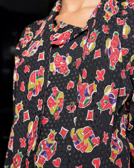 Celine 1980s Silk Blouse