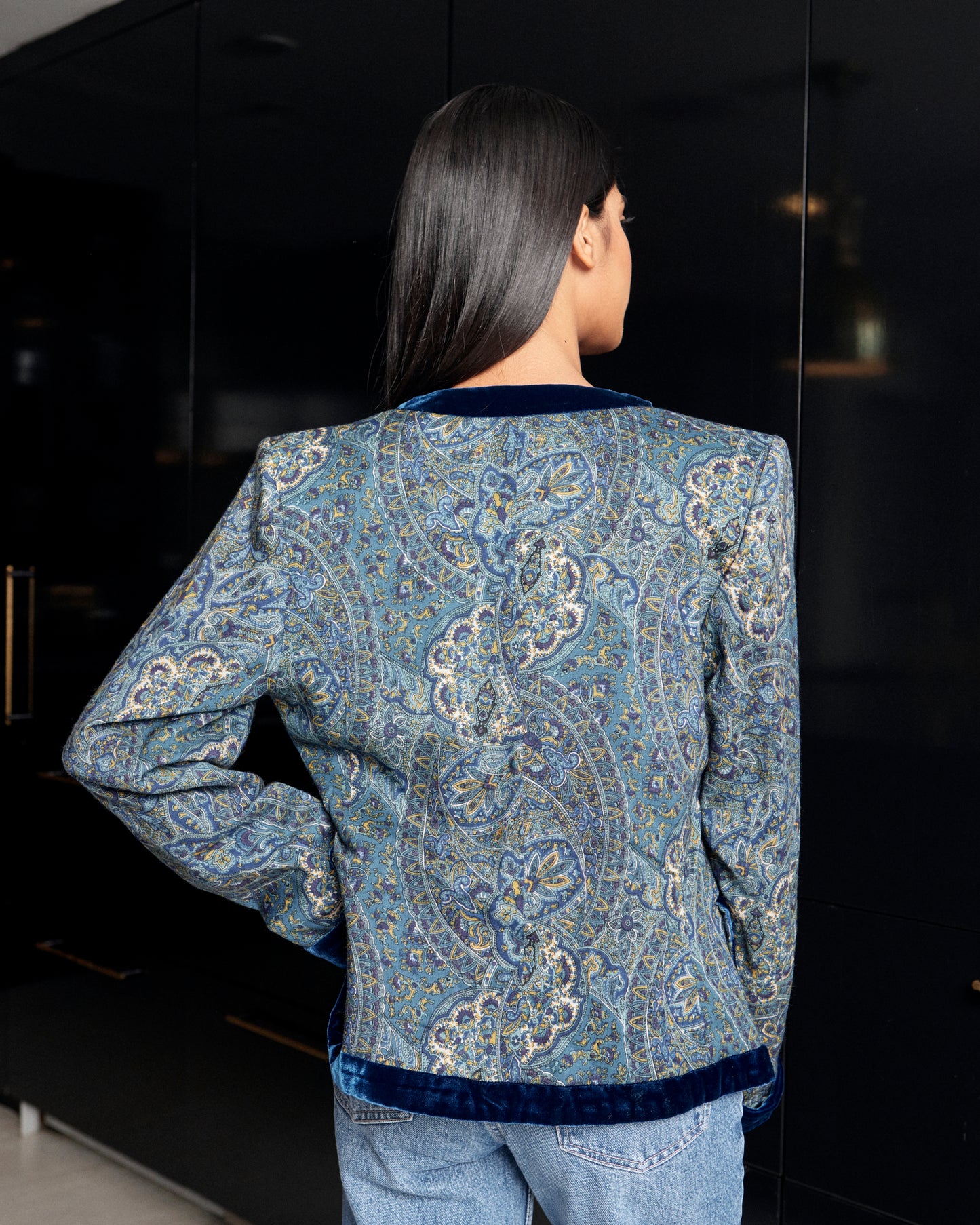 YSL Rive Gauche 1994 Paisley Blazer