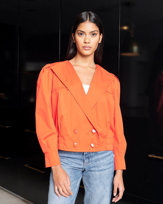 Courrèges 1980s Double Breasted Jacket