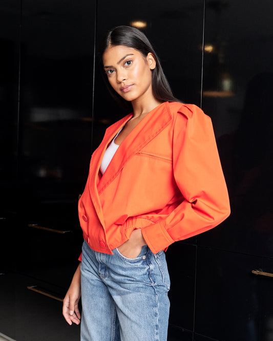 Courrèges 1980s Double Breasted Jacket