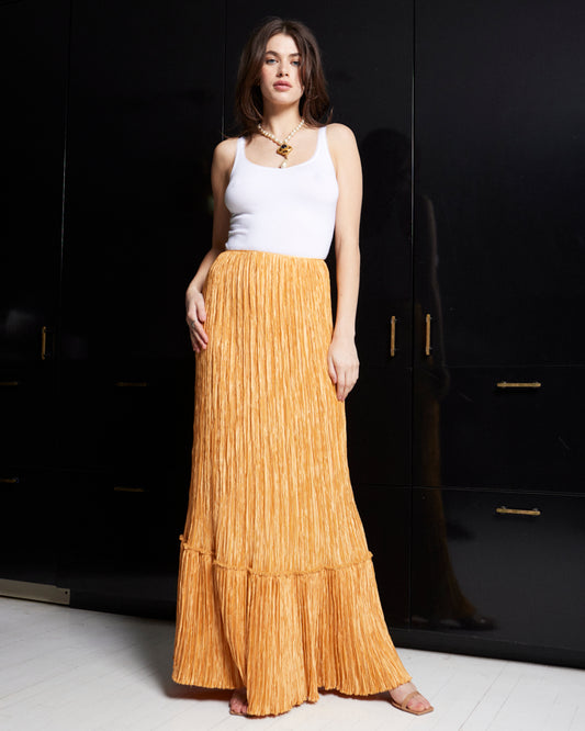 Mary McFadden Pleated Skirt