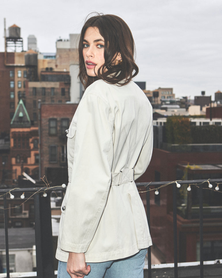 Alaïa Cotton Safari Jacket