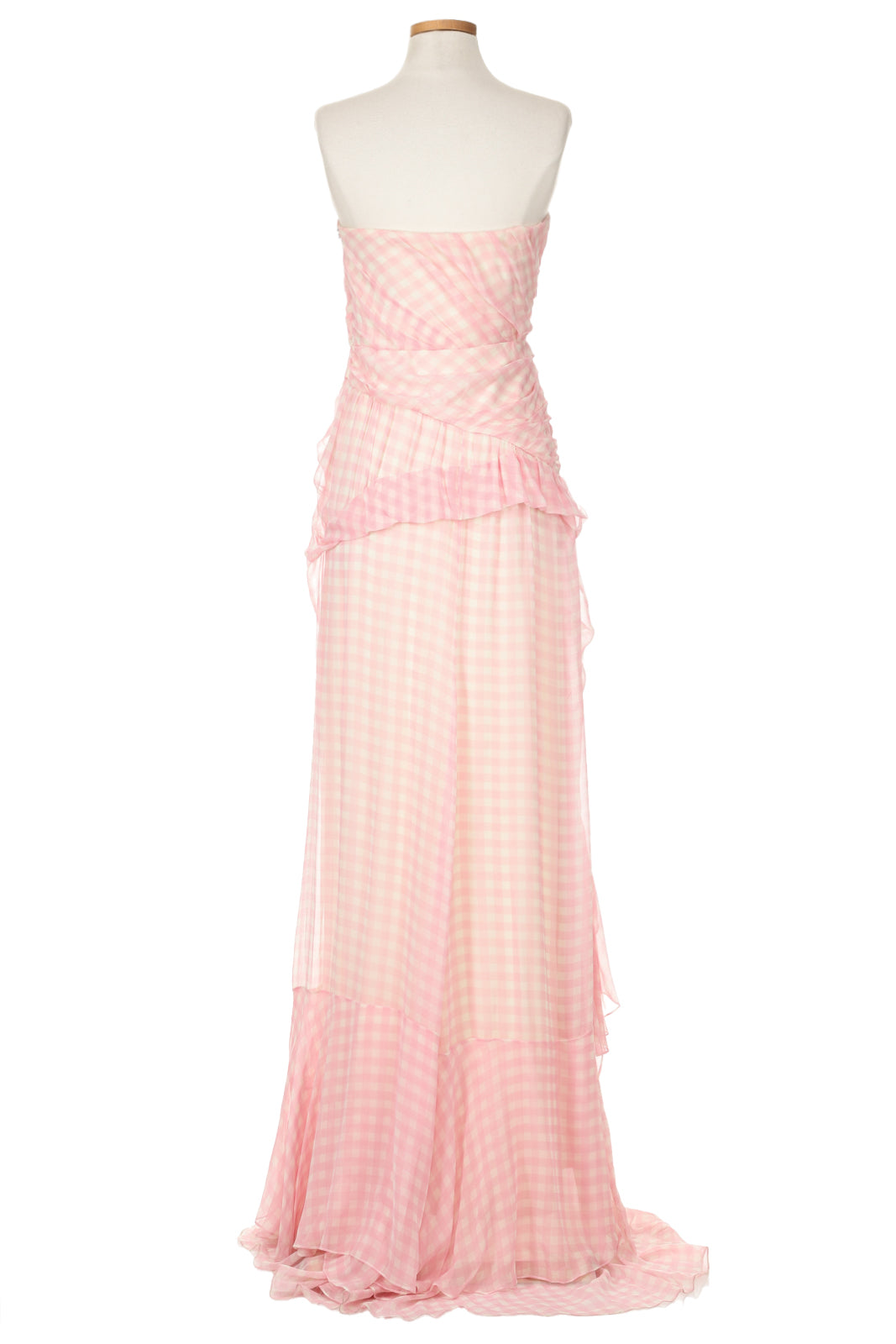 Isaac Mizrahi Resort 2011 Pink Gingham Gown Isaac Mizrahi Resort 2011 Pink Gingham Gown