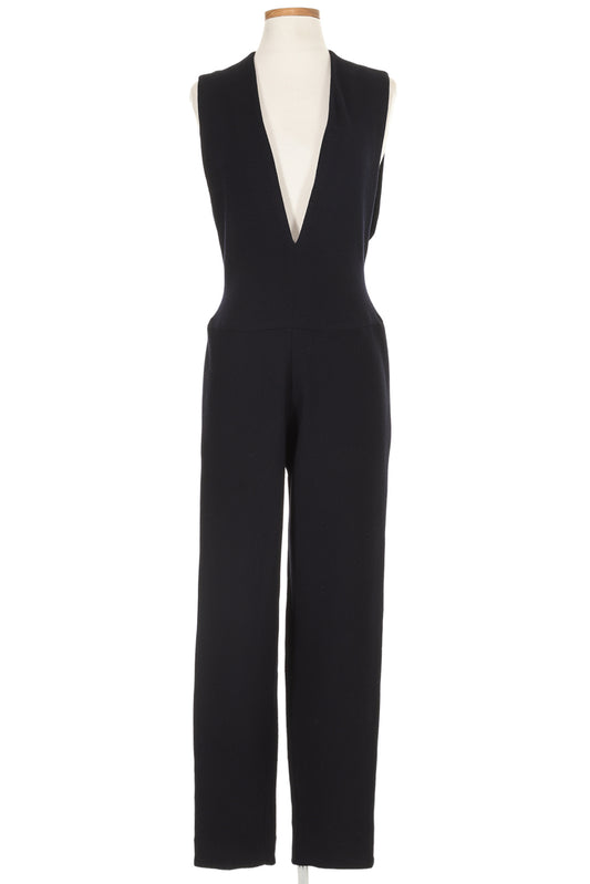 Donna Karan 1980s Black Jumpsuit