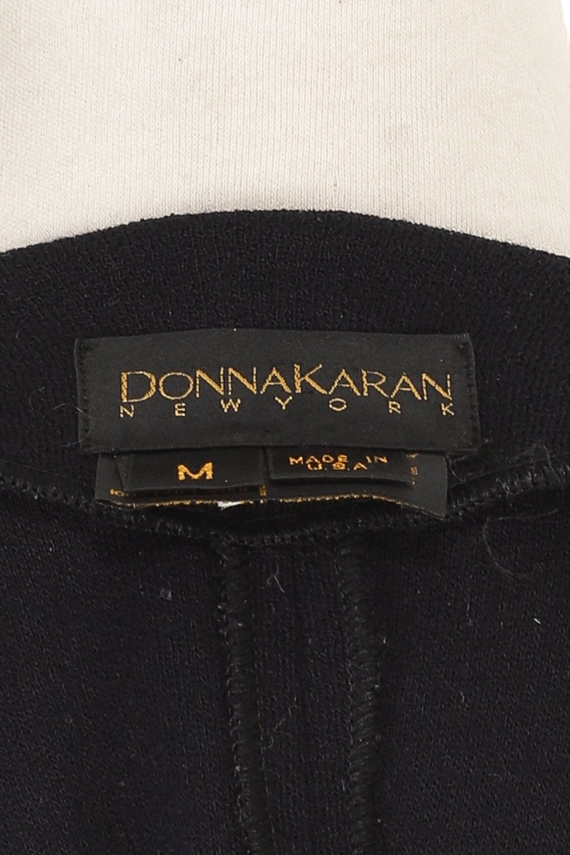 Donna Karan 1980s Black Jumpsuit
