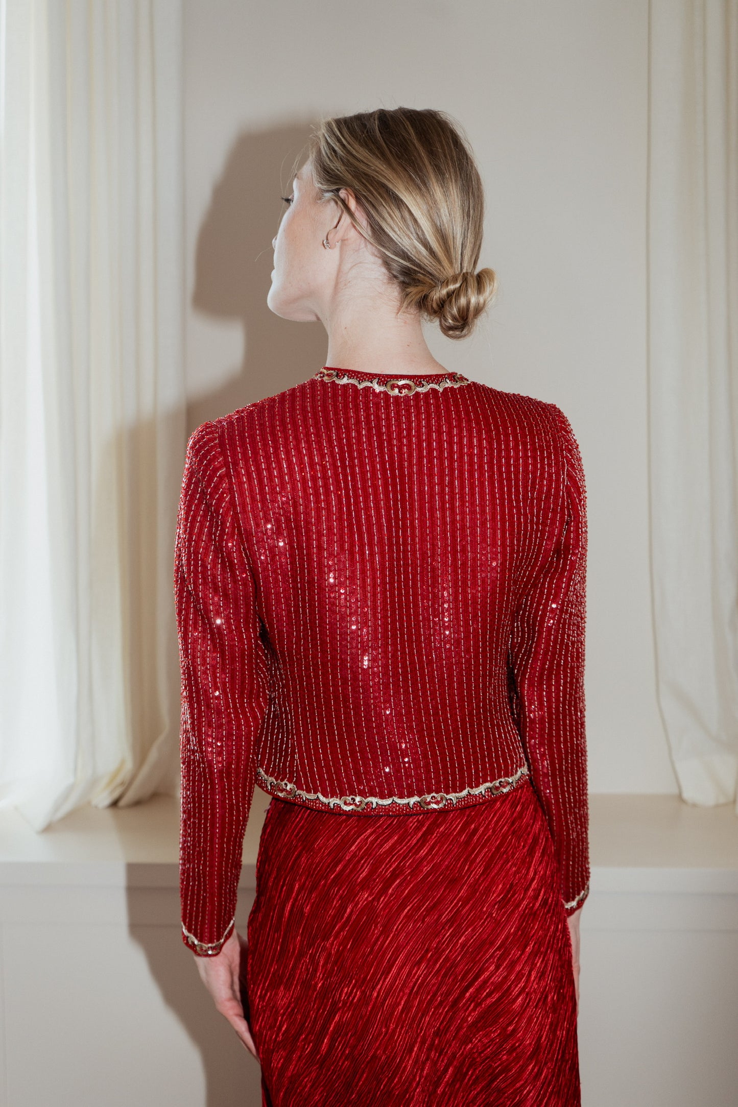 Mary McFadden 1980s Couture Jacket & Skirt