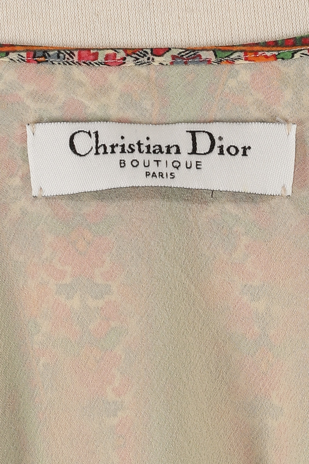 Christian Dior by John Galliano Patchwork Mini Dress with Scarf