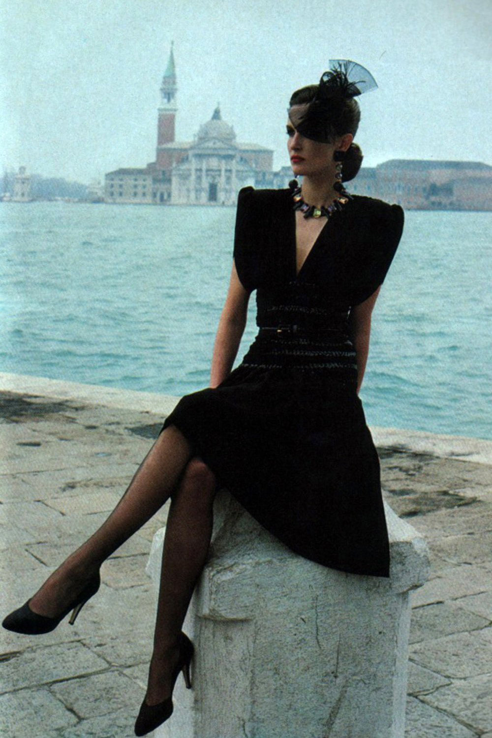 YSL Rive Gauche A/W 1983 Sequin Dress