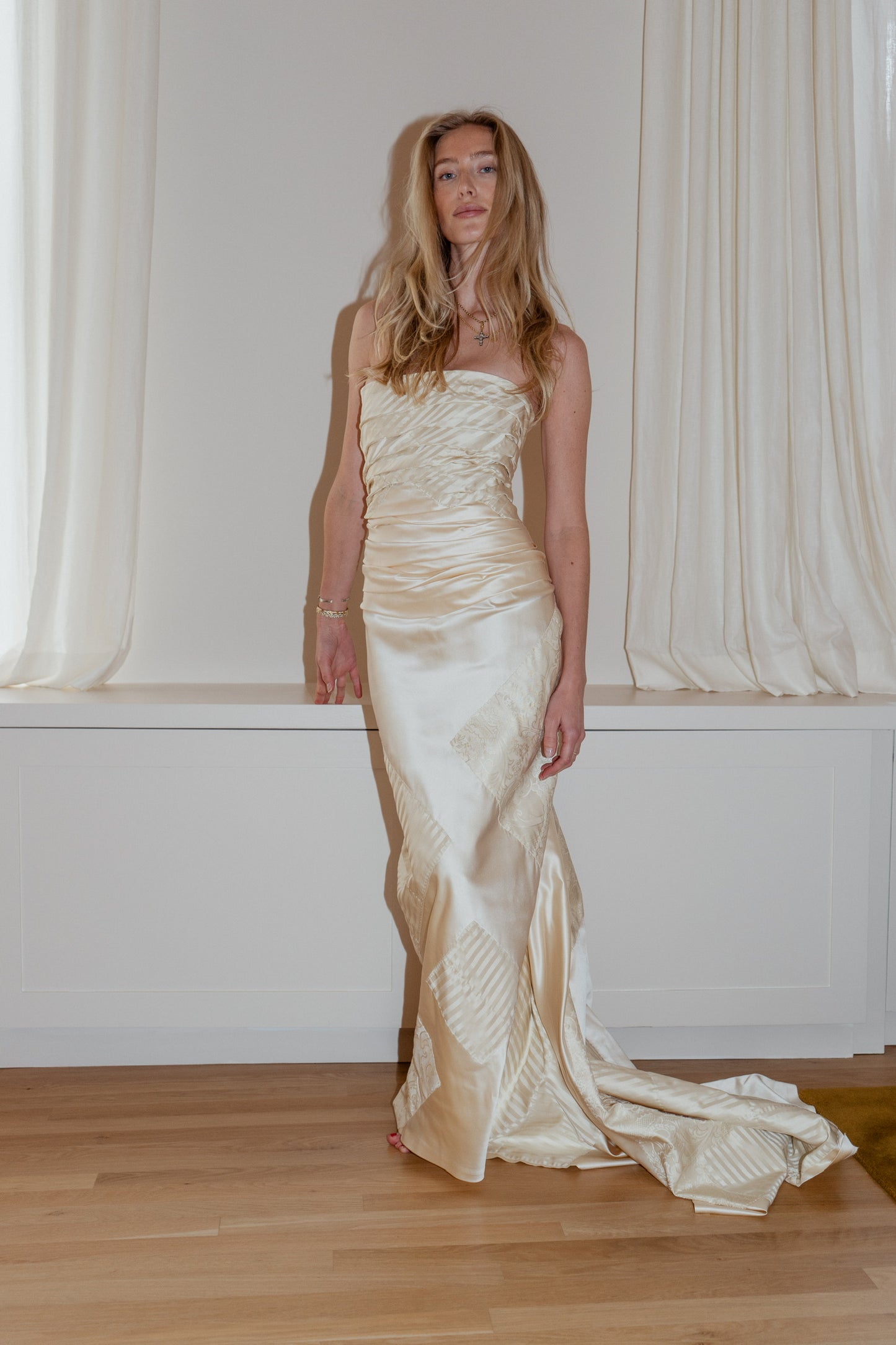 Ralph Lauren SS 2003 Patchwork Gown