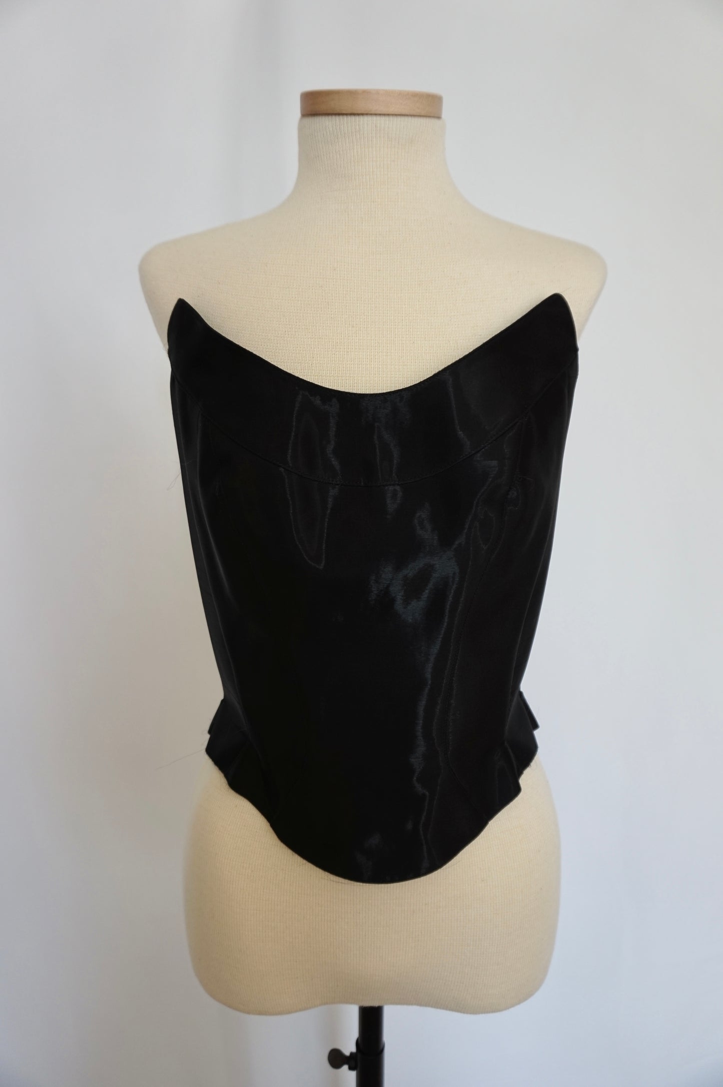 Thierry Mugler 1980s Black Corset Top