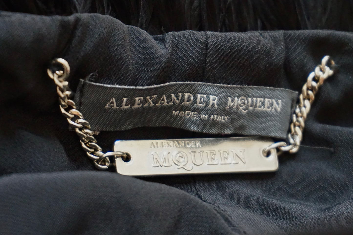 Alexander McQueen Black Feather Bolero