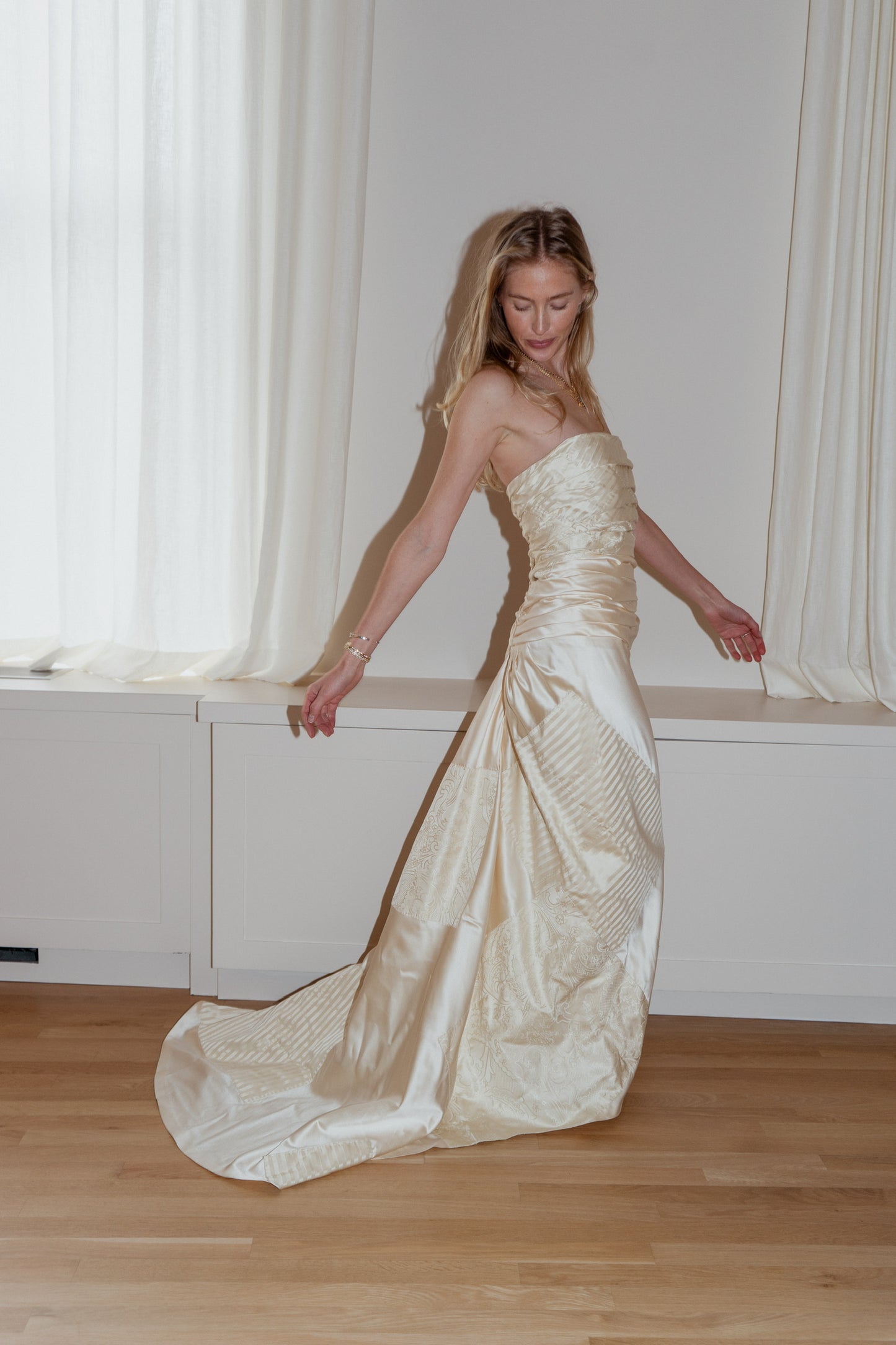 Ralph Lauren SS 2003 Patchwork Gown