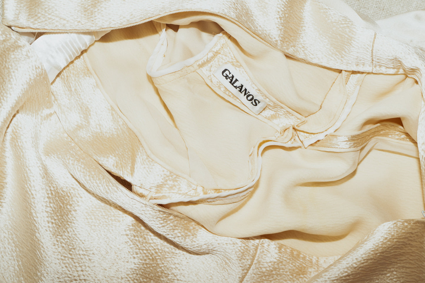 Galanos Silk Evening Gown
