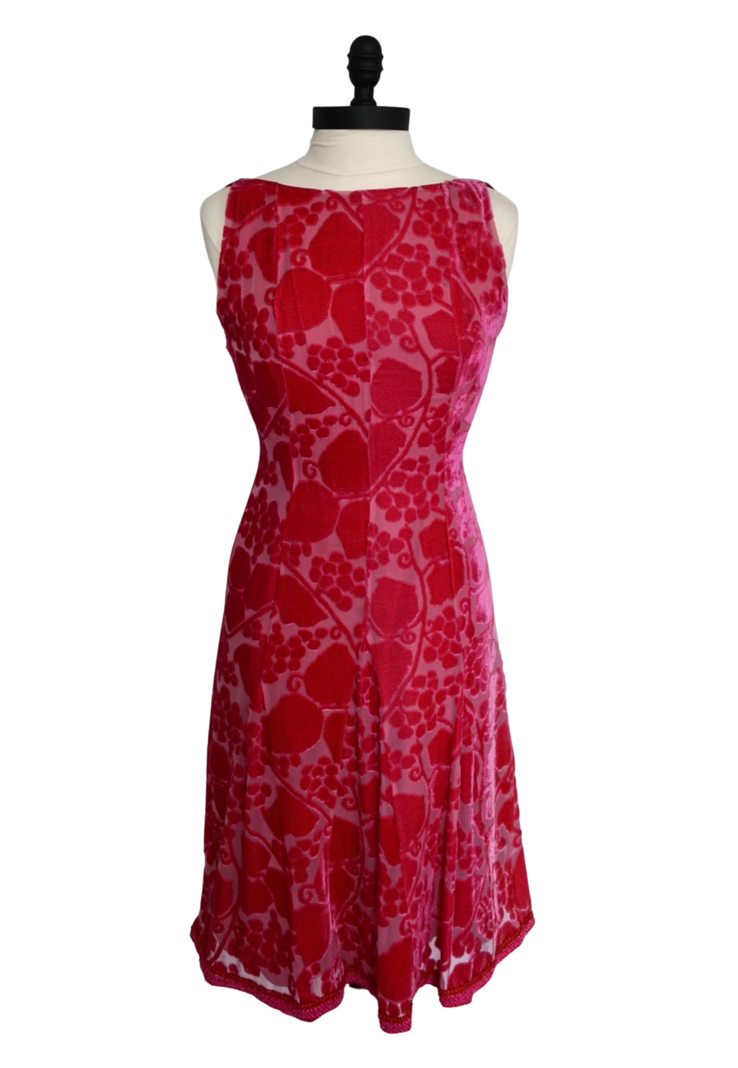 chanel pink velvet dress Chanel Couture Double Breasted Gown in Pink Velvet UFO No More