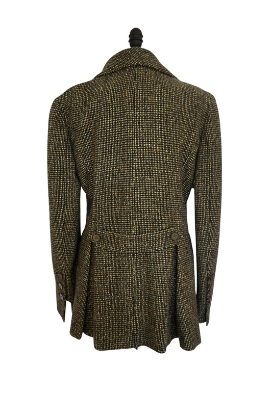 Chanel Fall 2001 Olive Green Tweed Jacket