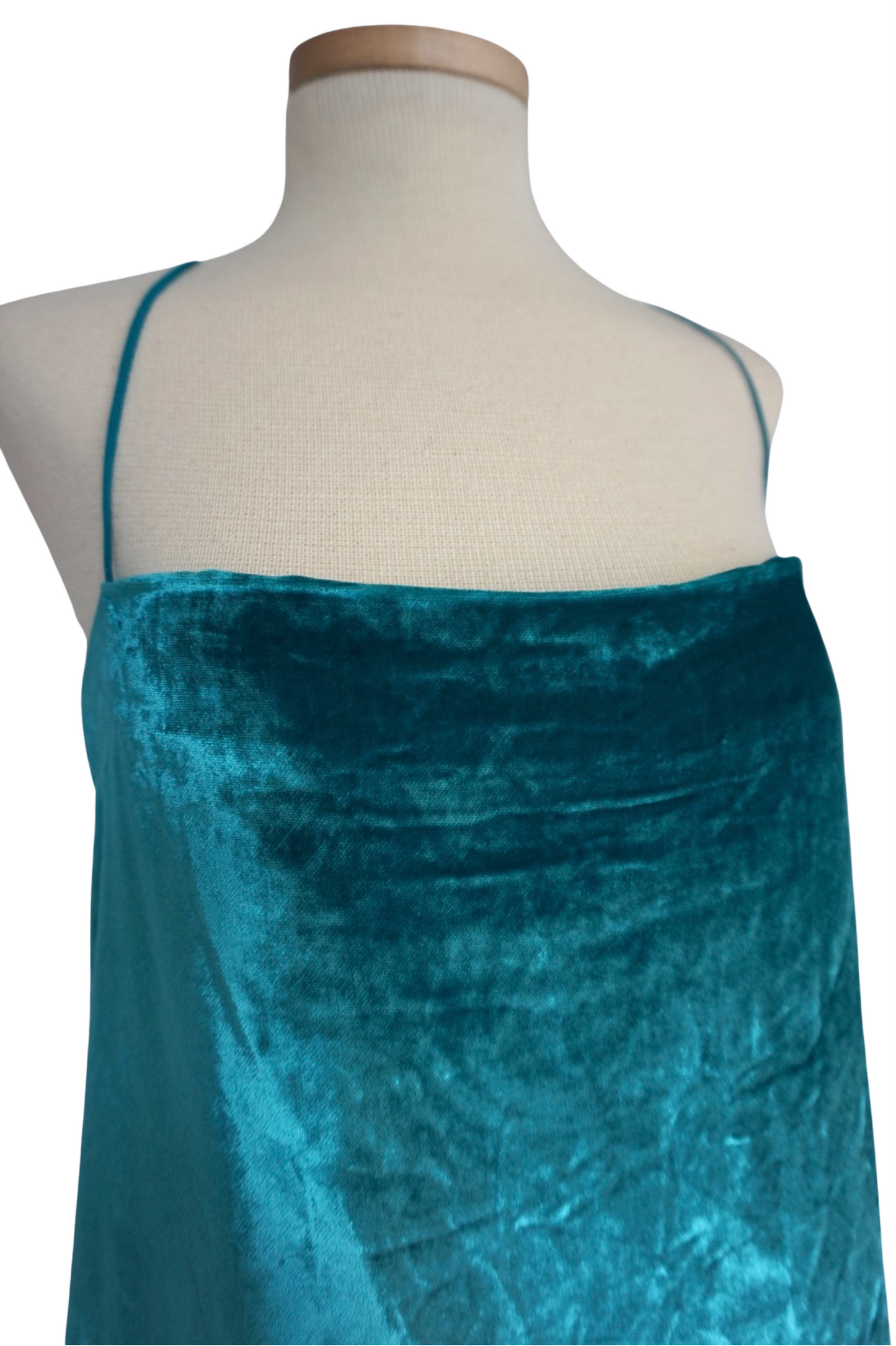 Gucci Tom Ford S/S 1997 Blue & Green Velvet Dress Vintage Grace Gucci Tom Ford S/S 1997 Blue & Green Velvet Dress Vintage Grace